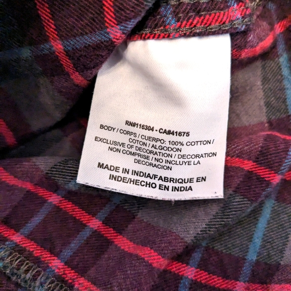 CONVERSE Flannel Western Style Shirt - Picture 4 of 5